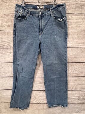 Abercrombie & Fitch Jeans Womens 34 / 18R Blue Denim 90s Relaxed High Rise